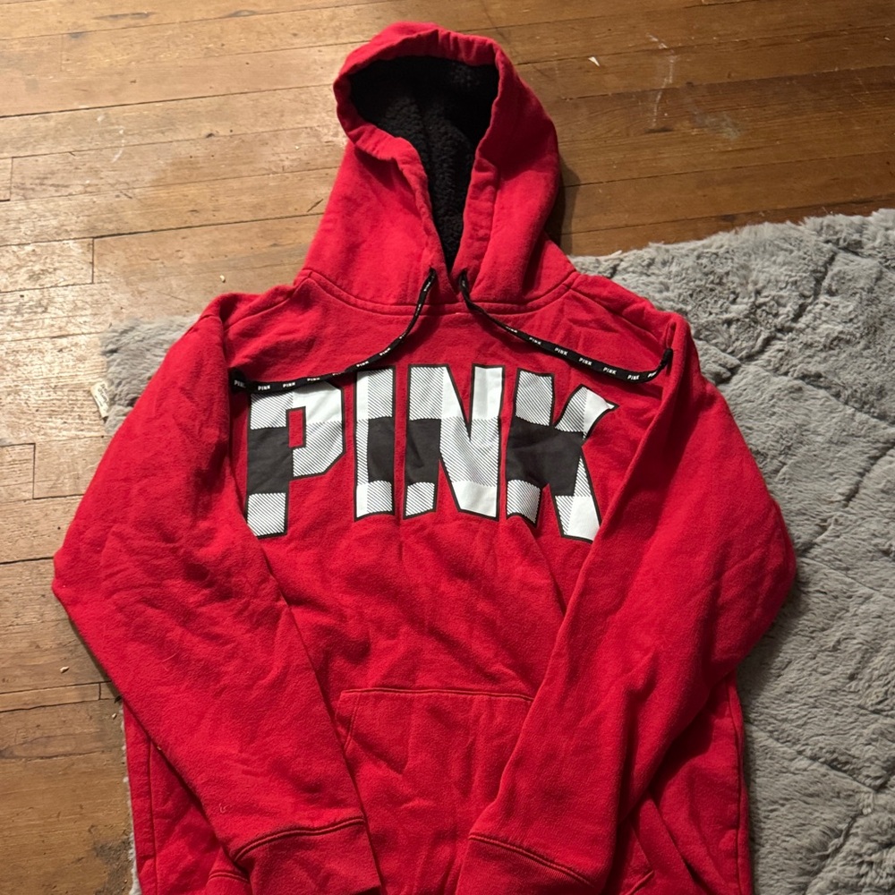 PINK Victoria's Secret Red Hoodie